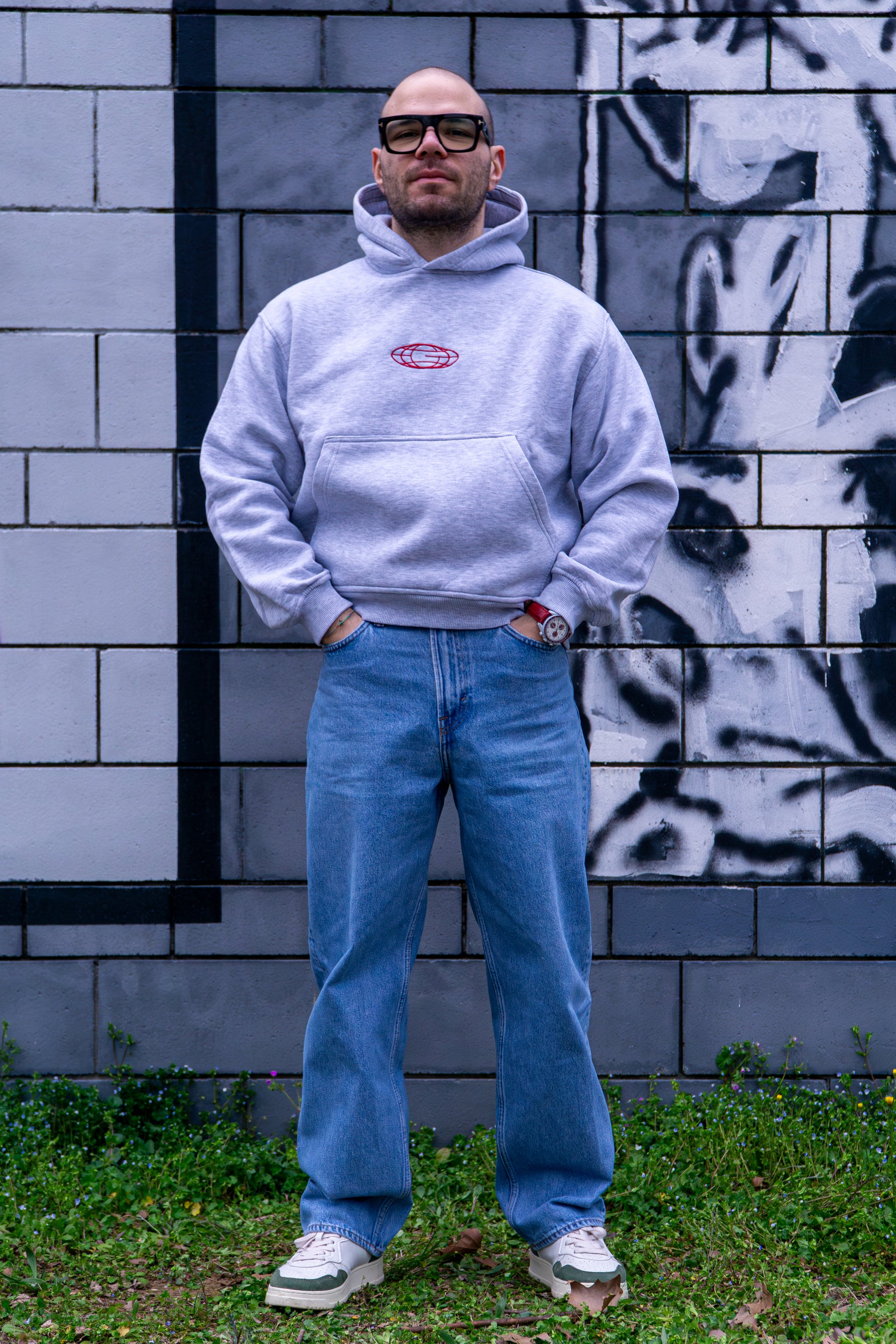 Hoodie G Light Gray