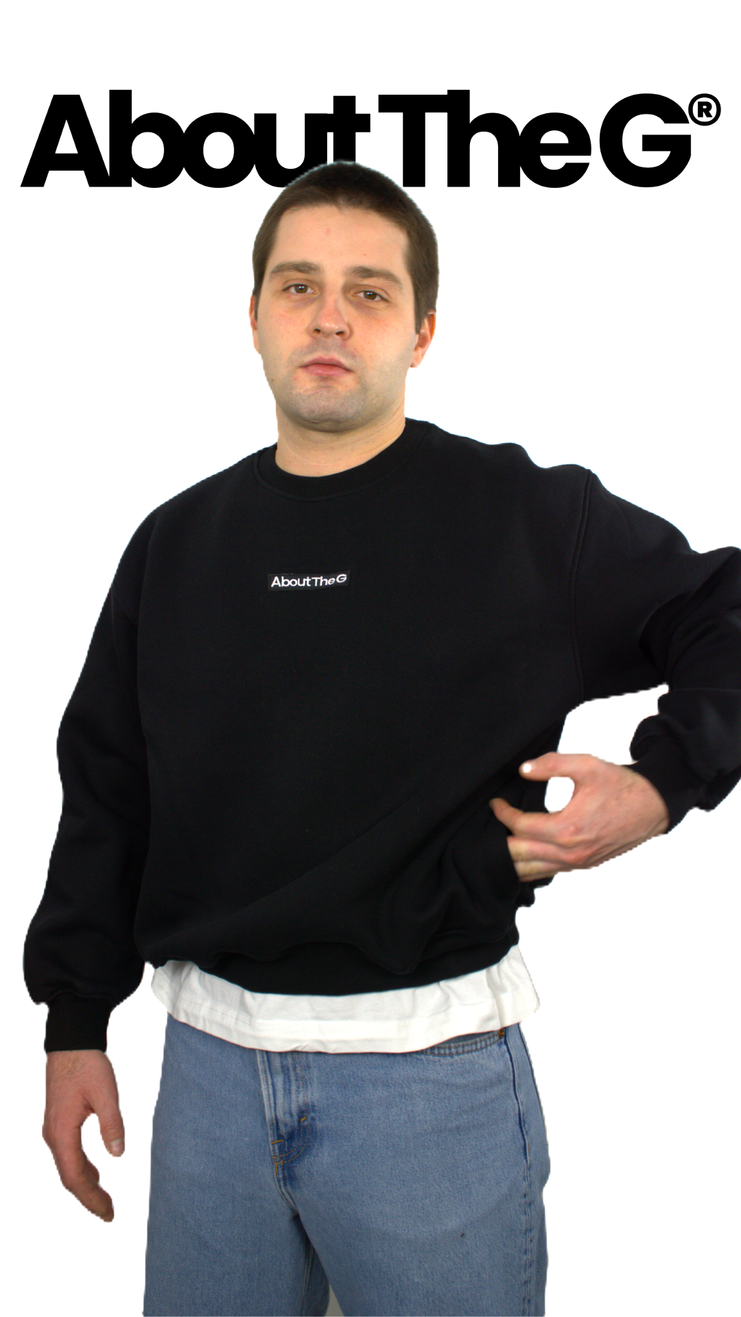 Crewneck G Black