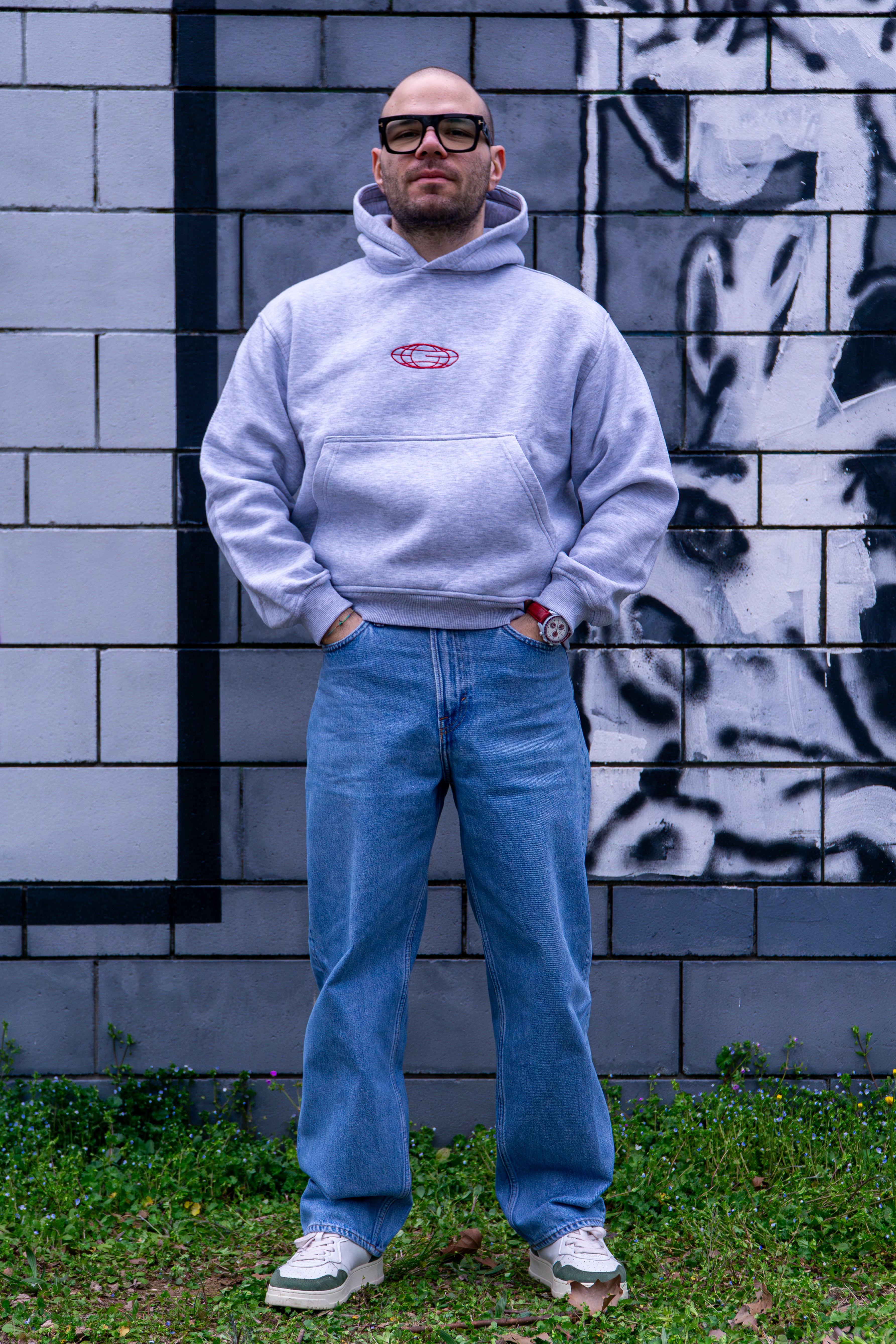 Hoodie G Light Gray